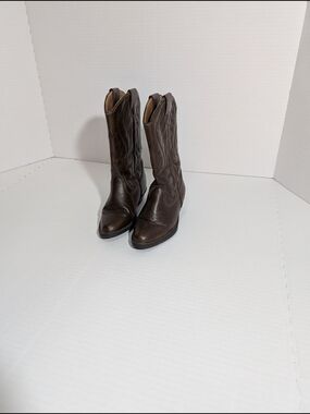 Nordstrom Classic Brown Western Cowboy Boots